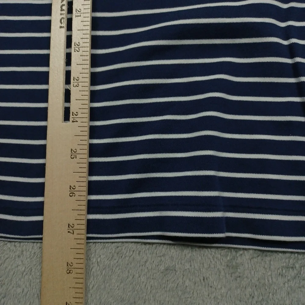 Polo Ralph Lauren Shirt Mens XL Blue Striped Business Casual Preppy‎
